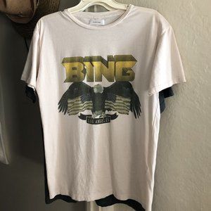 Anine Bing Eagle Tee Sz Sm